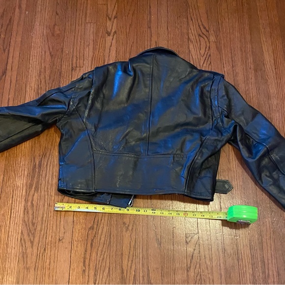 Vintage Leather biker moto jacket FABULOUS - Picture 6 of 13